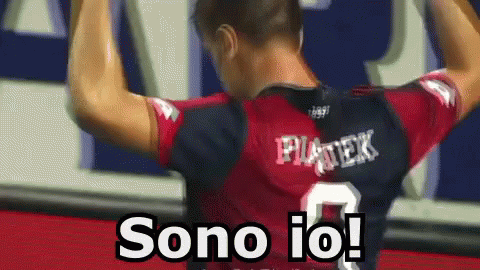 Piątek Krzysztof Genoa Calcio Calciatore GIF , Piatek Genoa Football GIFs